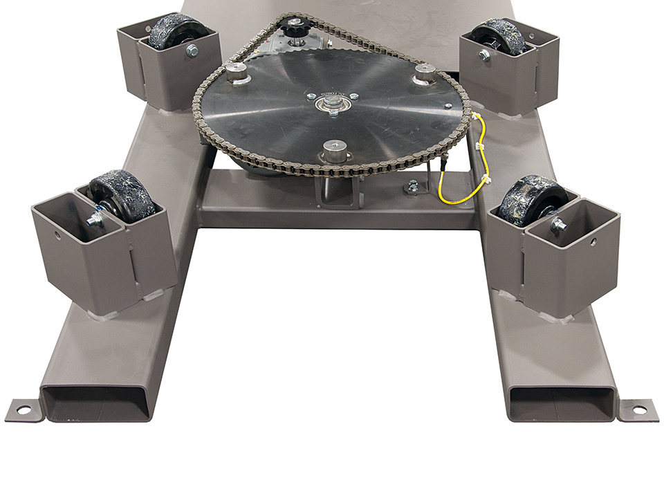 Turntable Pallet Wrapper High Profile Standard Pallet Film Wrapping